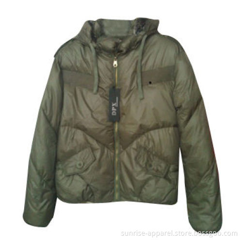 Men's padded coat with fiberfill